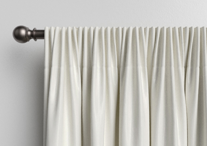Harris, White Cotton - Made to Measure Curtains - Image 9